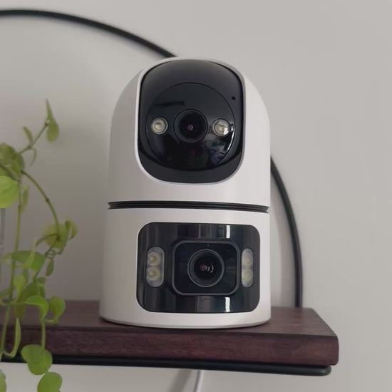 Camera moving around showing its 360 movmement.
