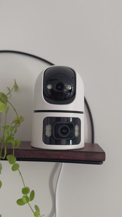Camera moving around showing its 360 movmement.